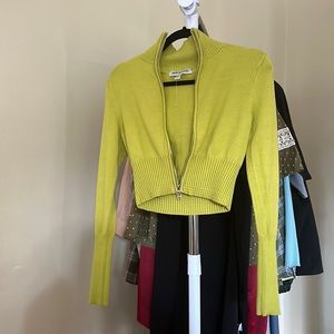 Urban Outfitters -  Everleigh Two-Way Zip-Up Cardigan, Size Small